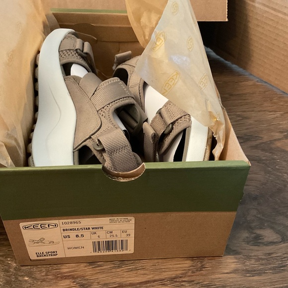 Women's Elle Sport Backstrap Sandal Slide
Size 8.5 NEW 
Brindle/Star White - Picture 5 of 8